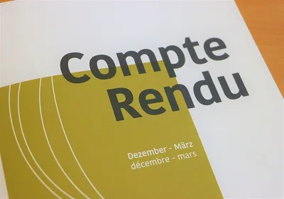 Publication du premier Compte-rendu