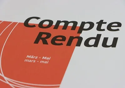 Publication du deuxième Compte-rendu
