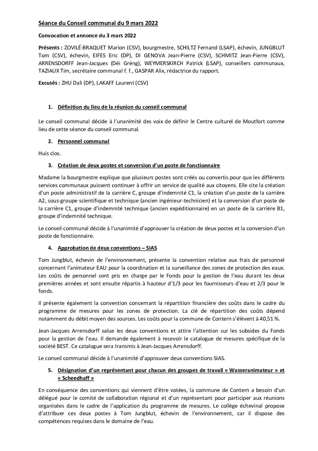 2022-03-09-Rapport-du-Conseil-communal