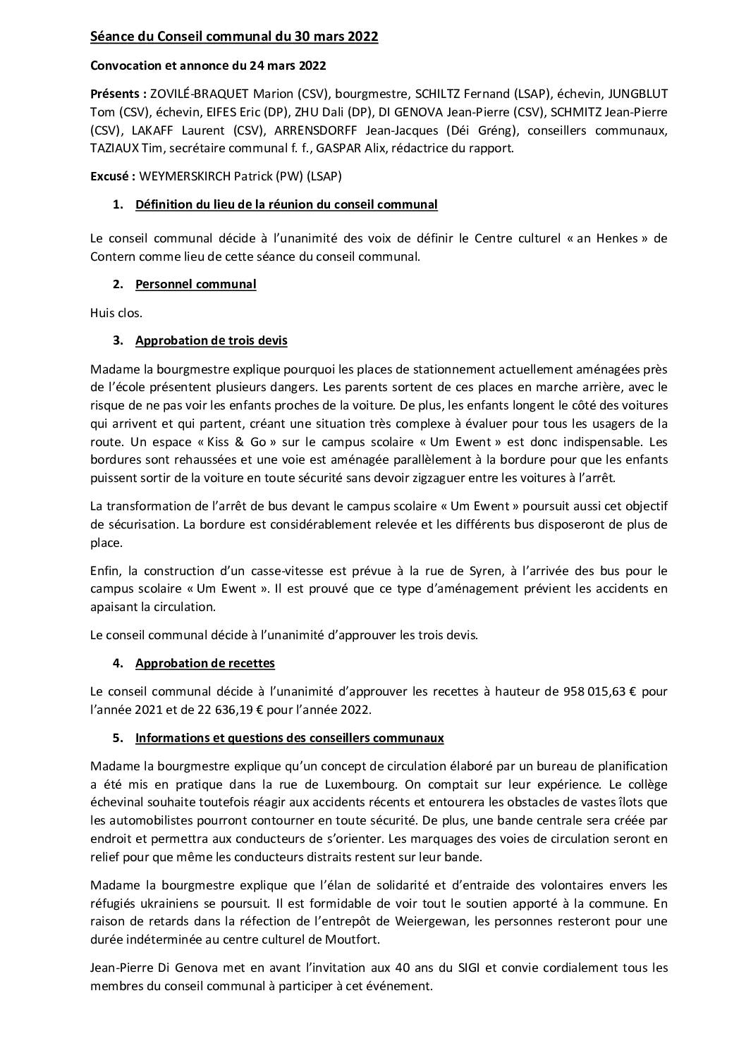 2022-03-30-Rapport-du-Conseil-communal