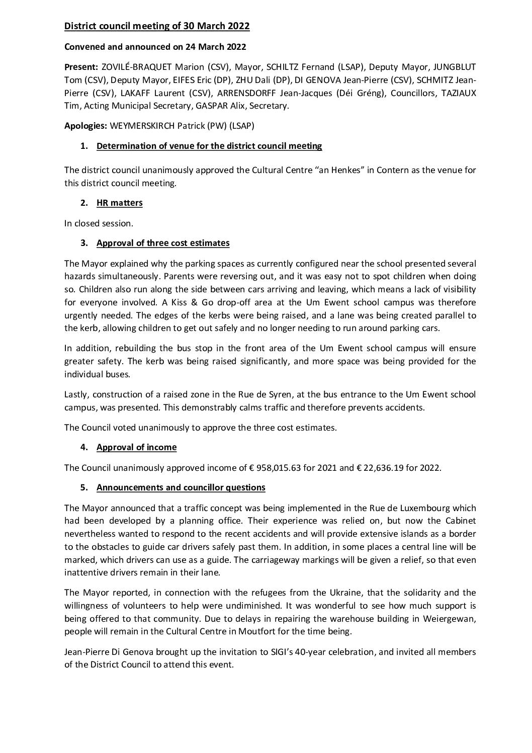 2022-03-30-Rapport-of-the-District-council-meeting