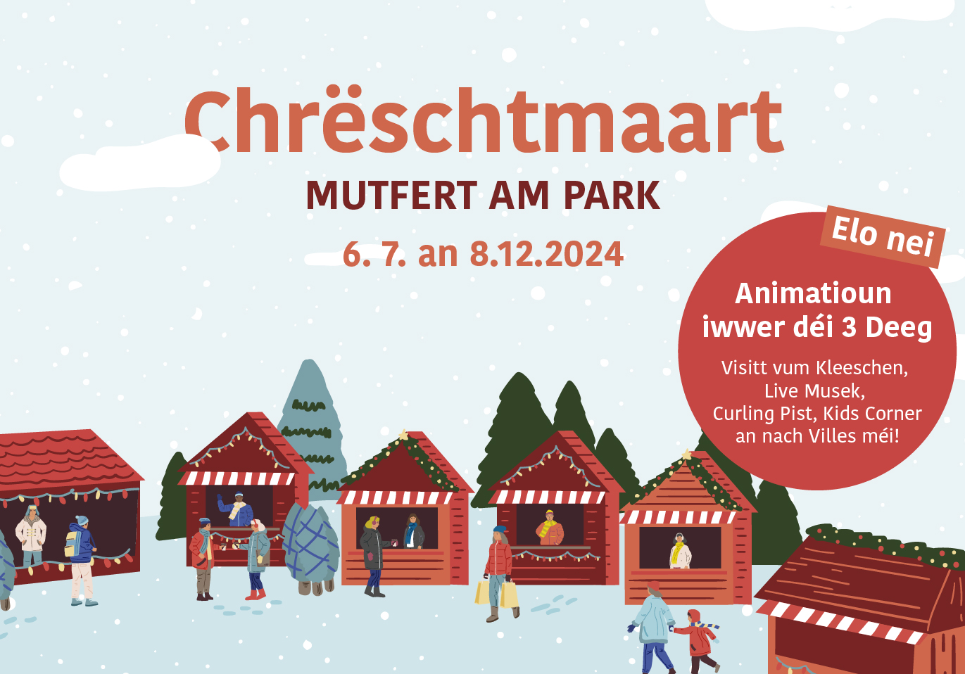 Chrëschtmaart | Mutfert am Park