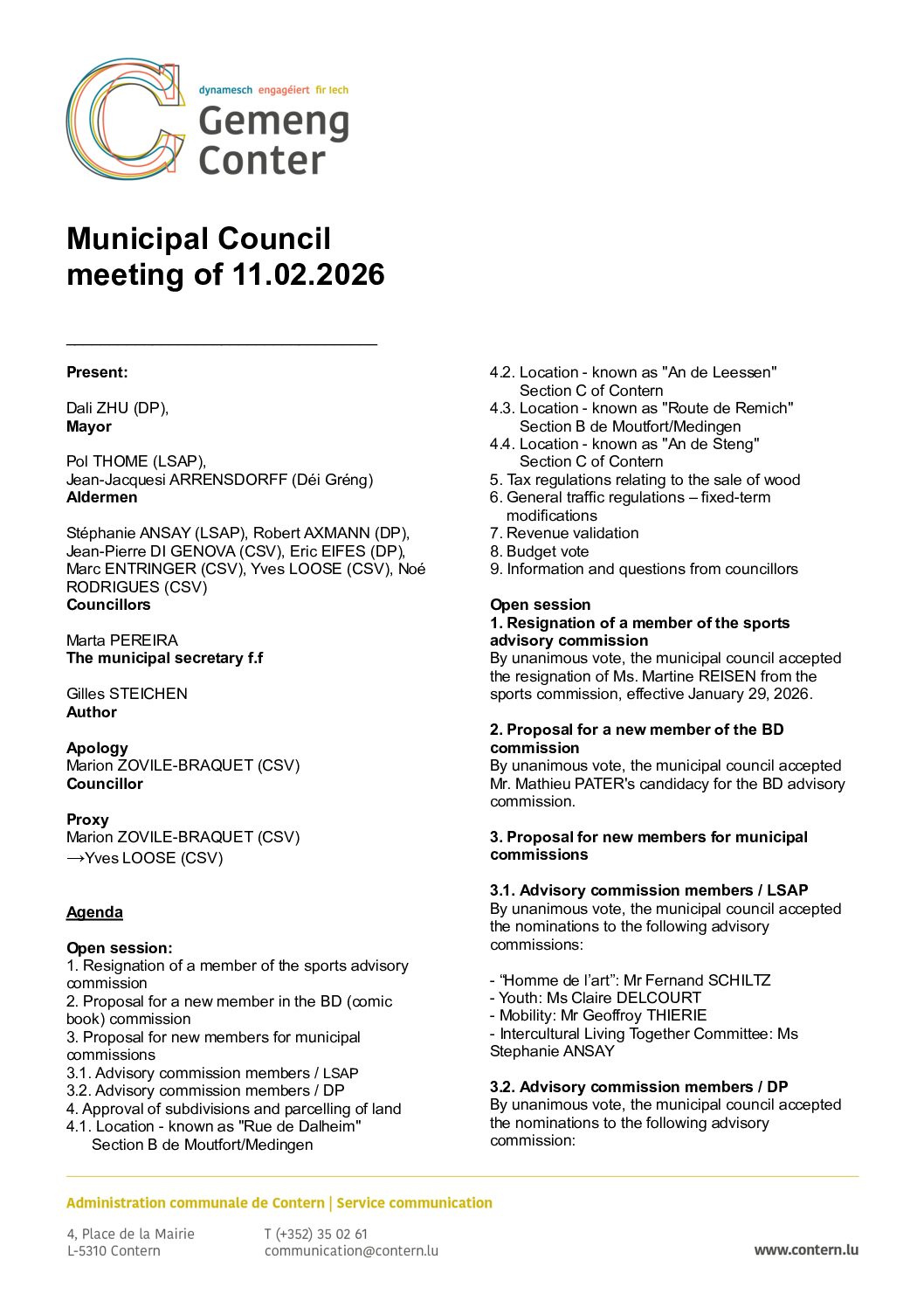 26 02 11 Rapport CC EN