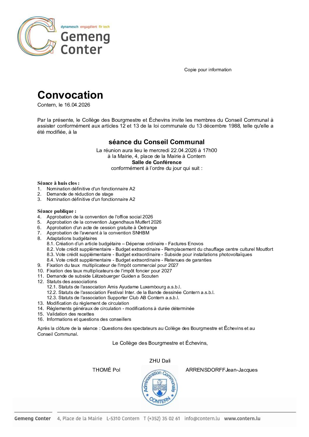 26 04 22 Convocation CC