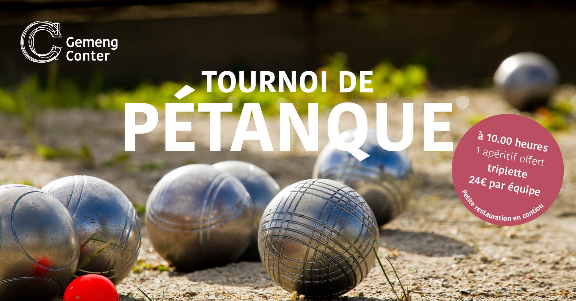 Kultursummer | Inscriptioun : Petanqueturnéier 28 Juni 2026