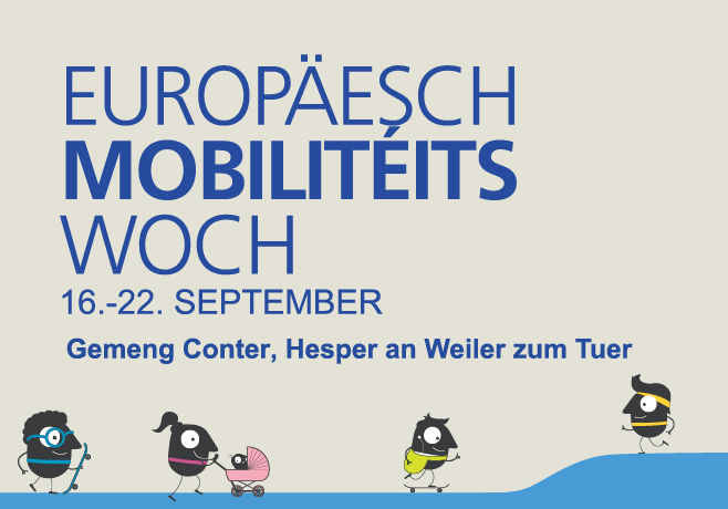 De grousse Mobilitéitsdag | Gemenge Conter, Hesper a Weiler zum Tuer