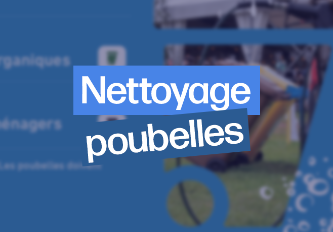 Nettoyage gratuit des poubelles