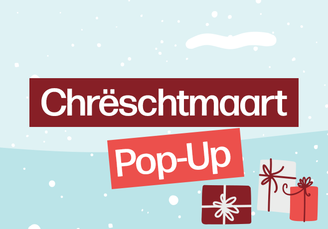 Appel à candidatures : Pop Up Chrëschtmaart